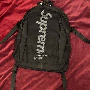 Supreme black backpack brand new